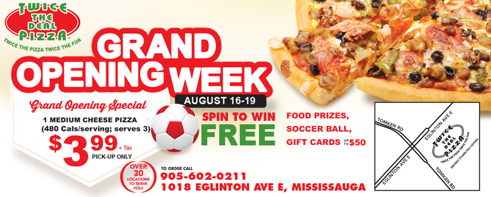 Twice The Deal Pizza Kitchener On Twice The Deal Pizza Kitchener On